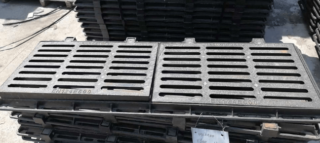 青秀球墨铸铁连体双篦展示